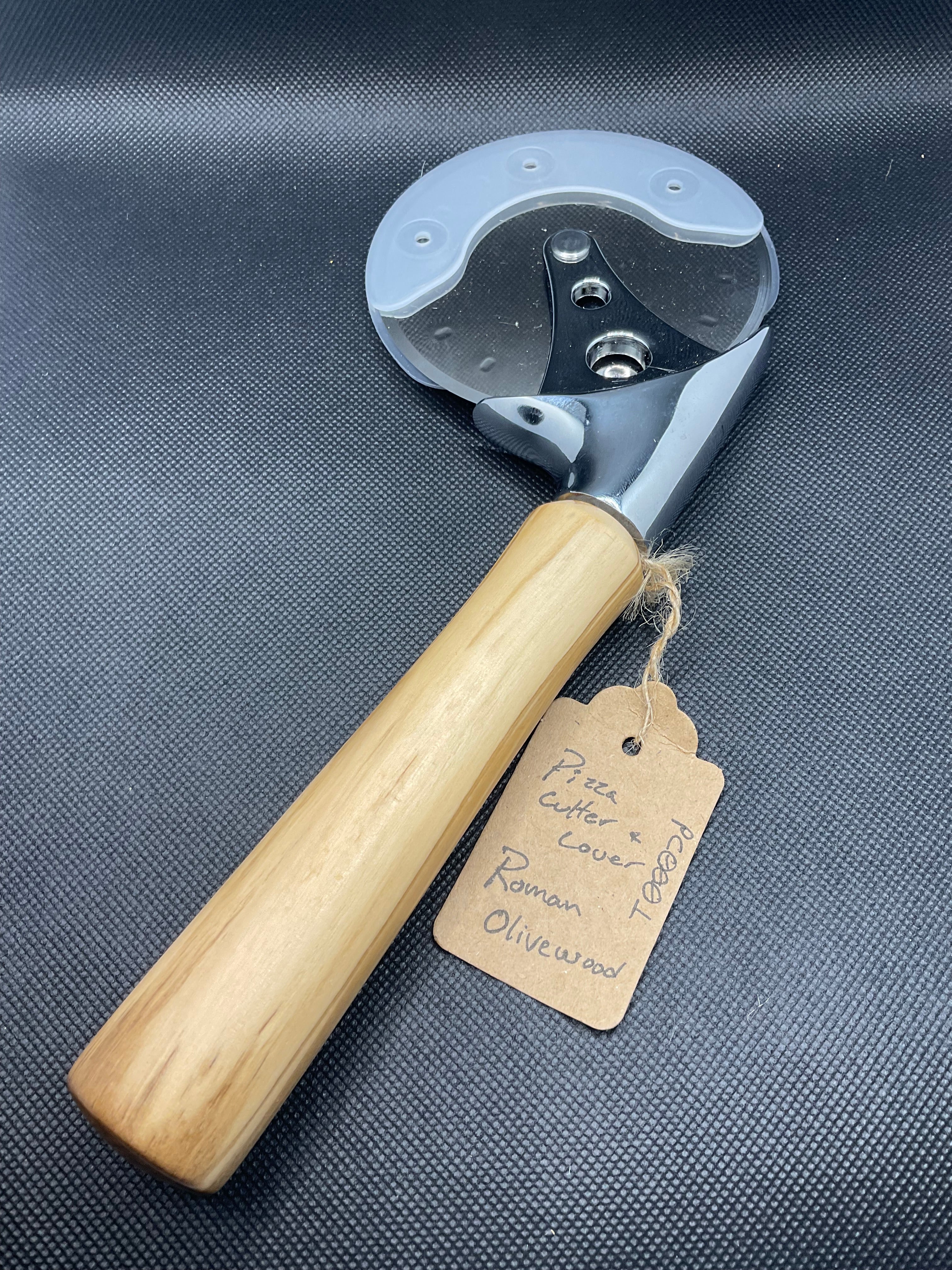 Olivewood Pizza Cutter #PC0001