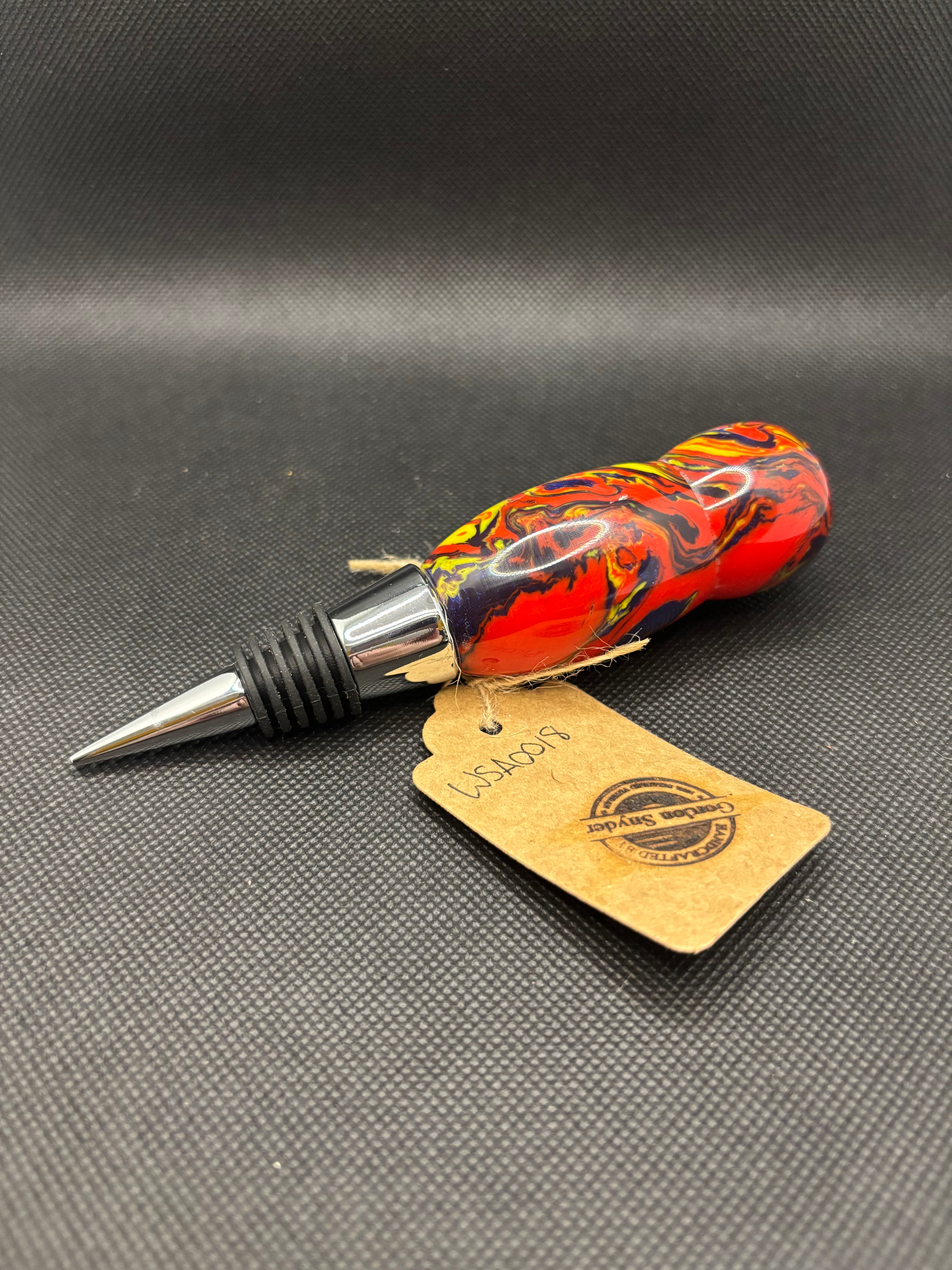 “Joker” Multicolored Acrylic Wine Stopper #WSA0018