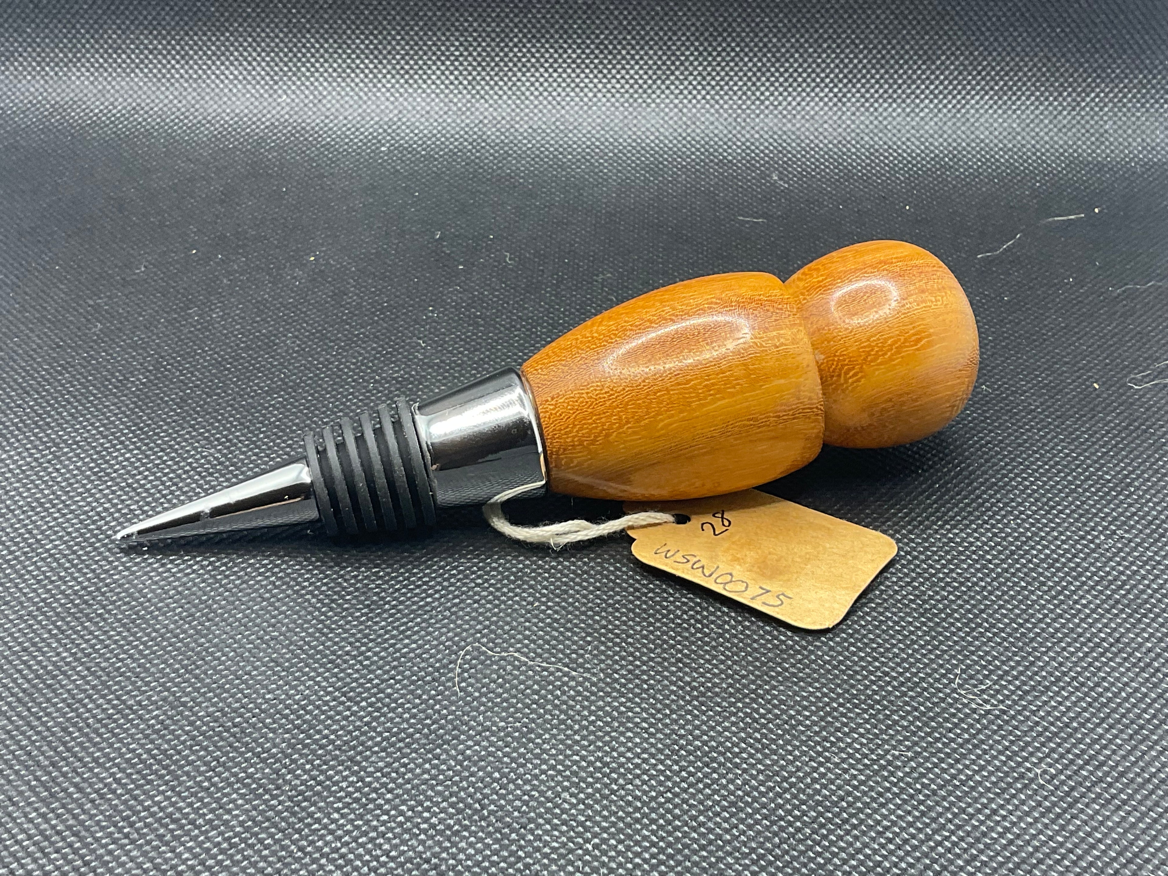 Osage Orange Wood Wine Stopper #WSW0075