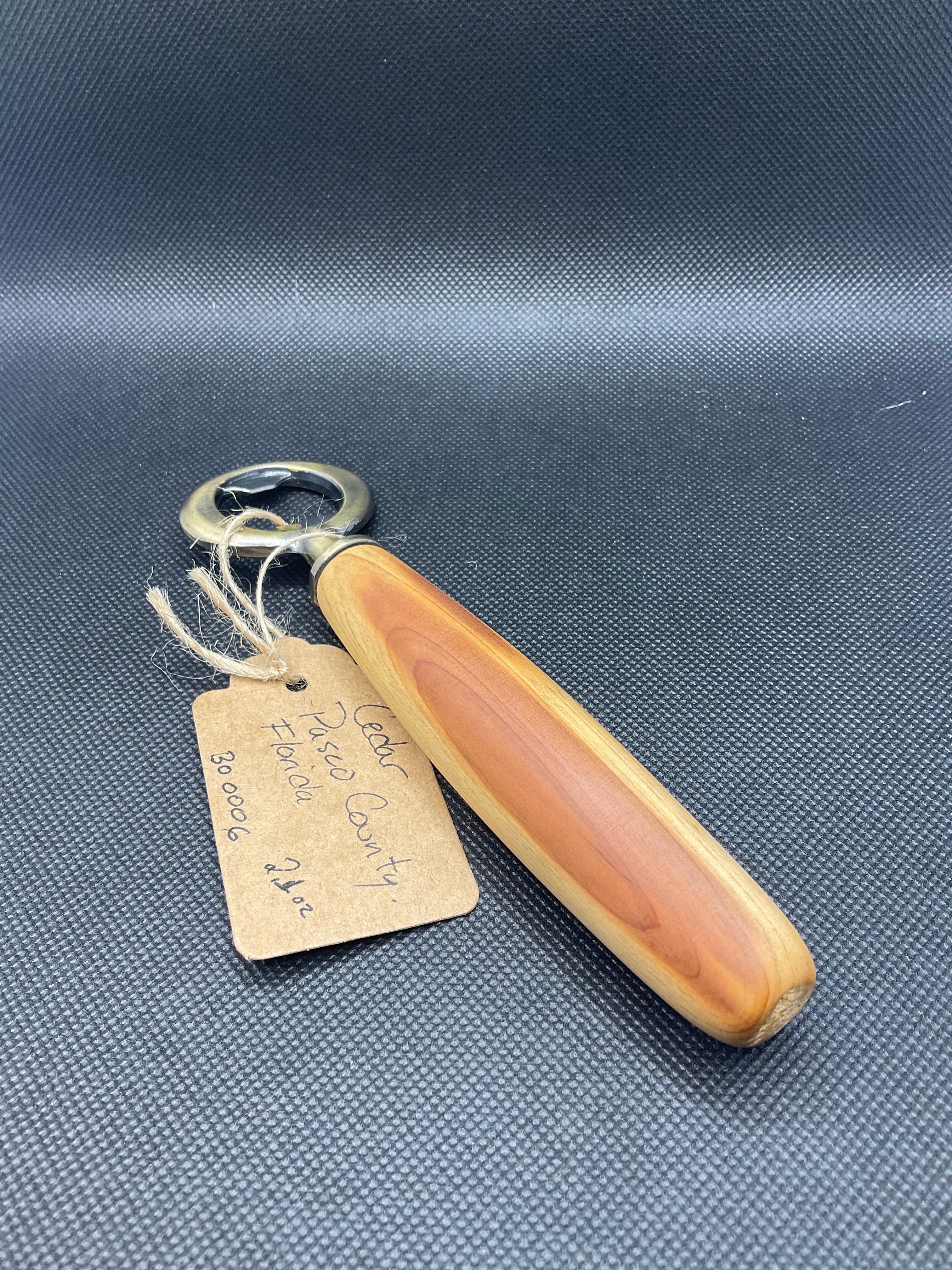 Cedar Wood Bottle Opener #BO0006