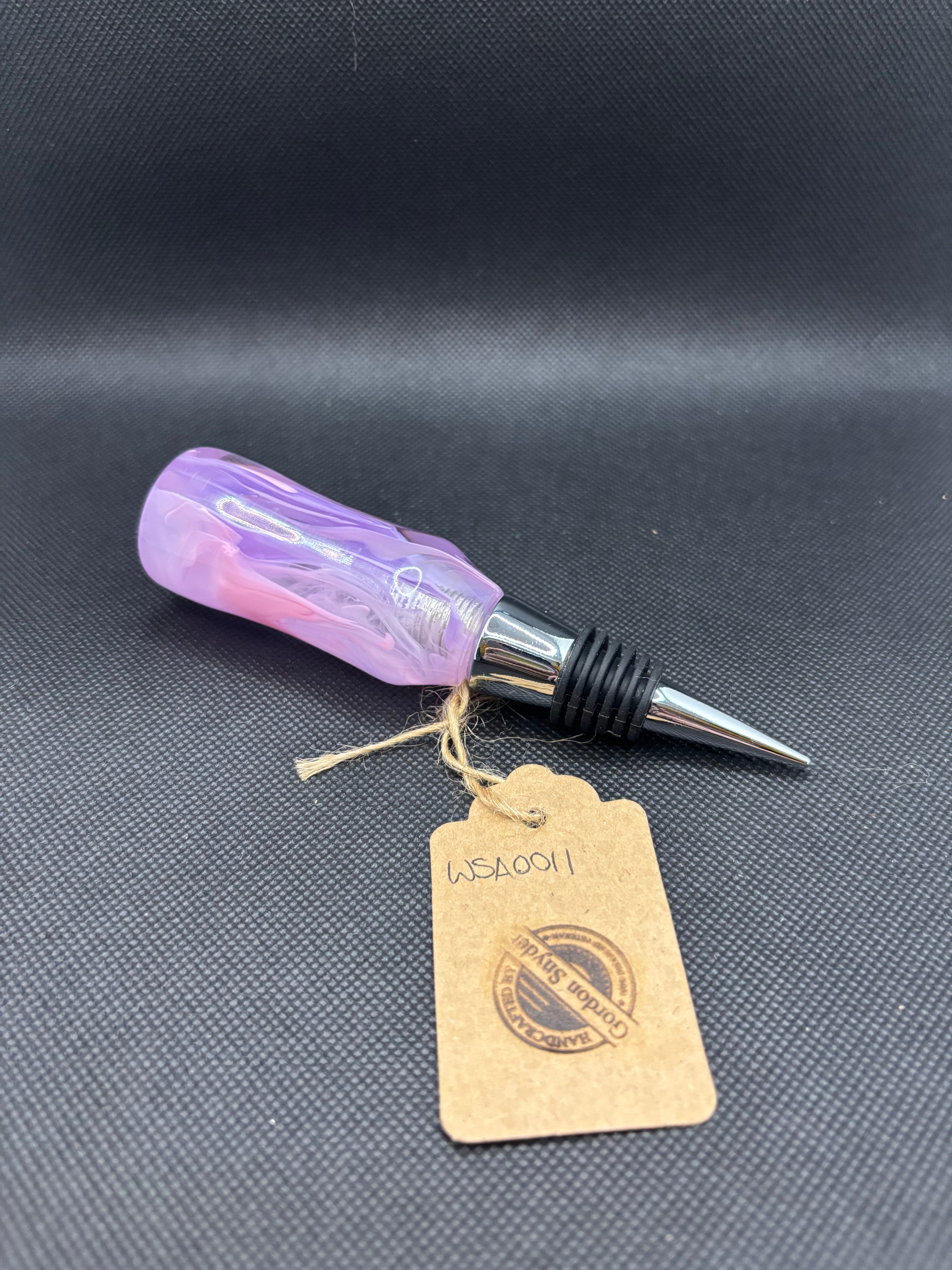Pink/Purple Acrylic Wine Stopper #WSA0011