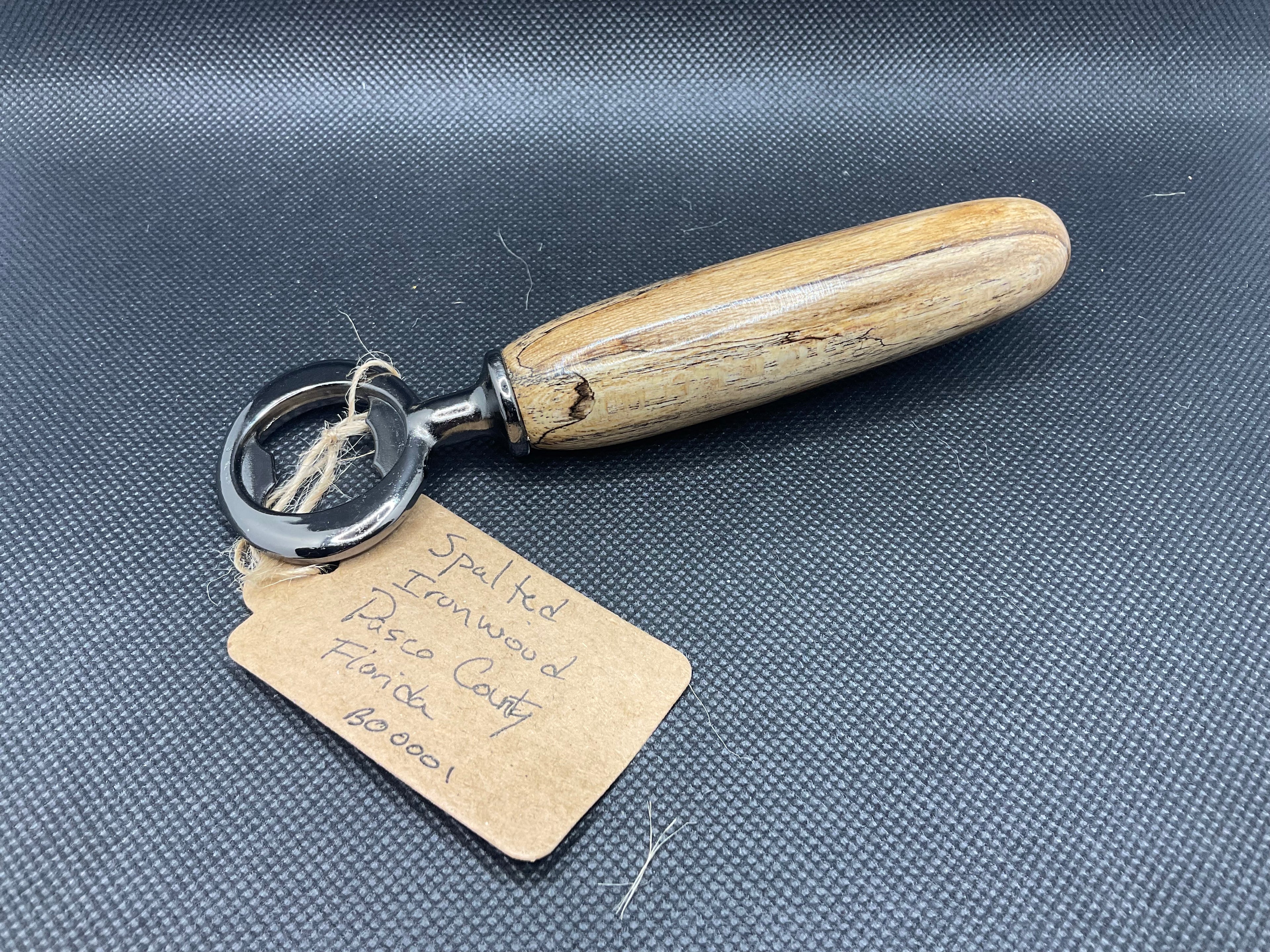 Spalted Ironwood Bottle Opener #BO0001