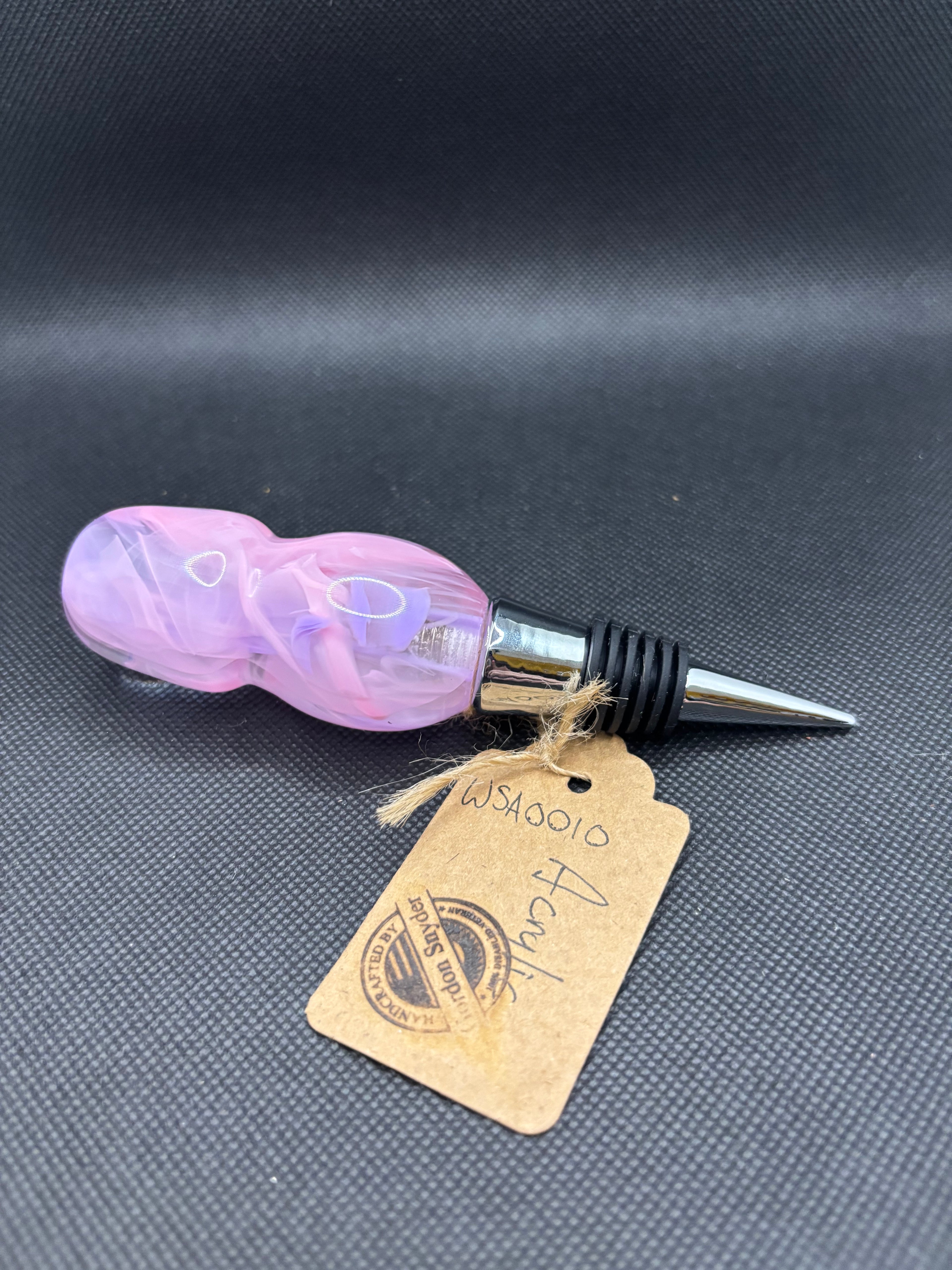 Pink/Purple Acrylic Wine Stopper #WSA0010