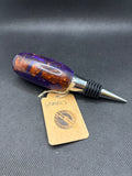 Gold/Purple Acrylic Wine Stopper #WSA0017