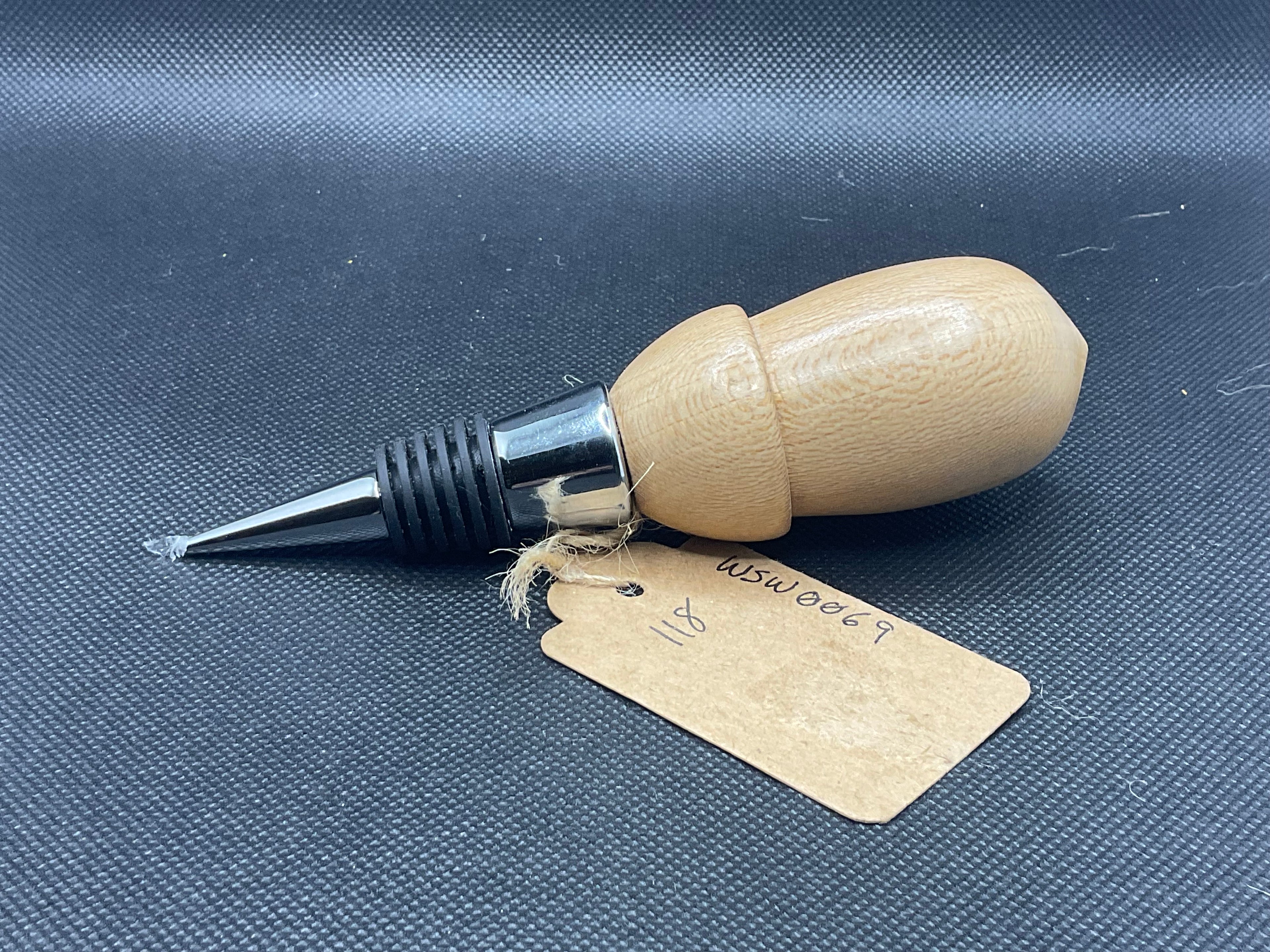 Olive Wood Wine Stopper #WSW0069