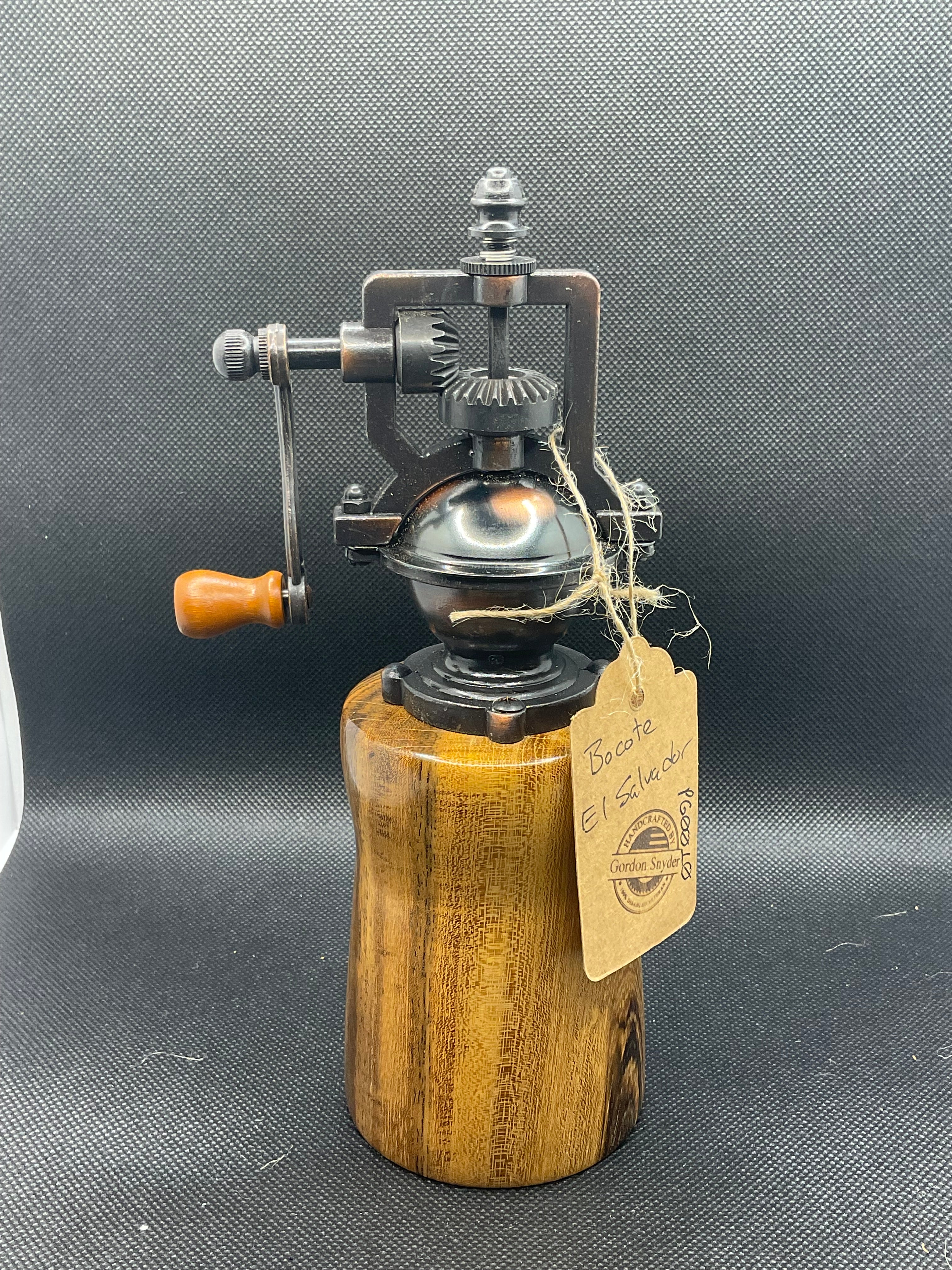 Canary Wood Pepper Grinder #PG0010