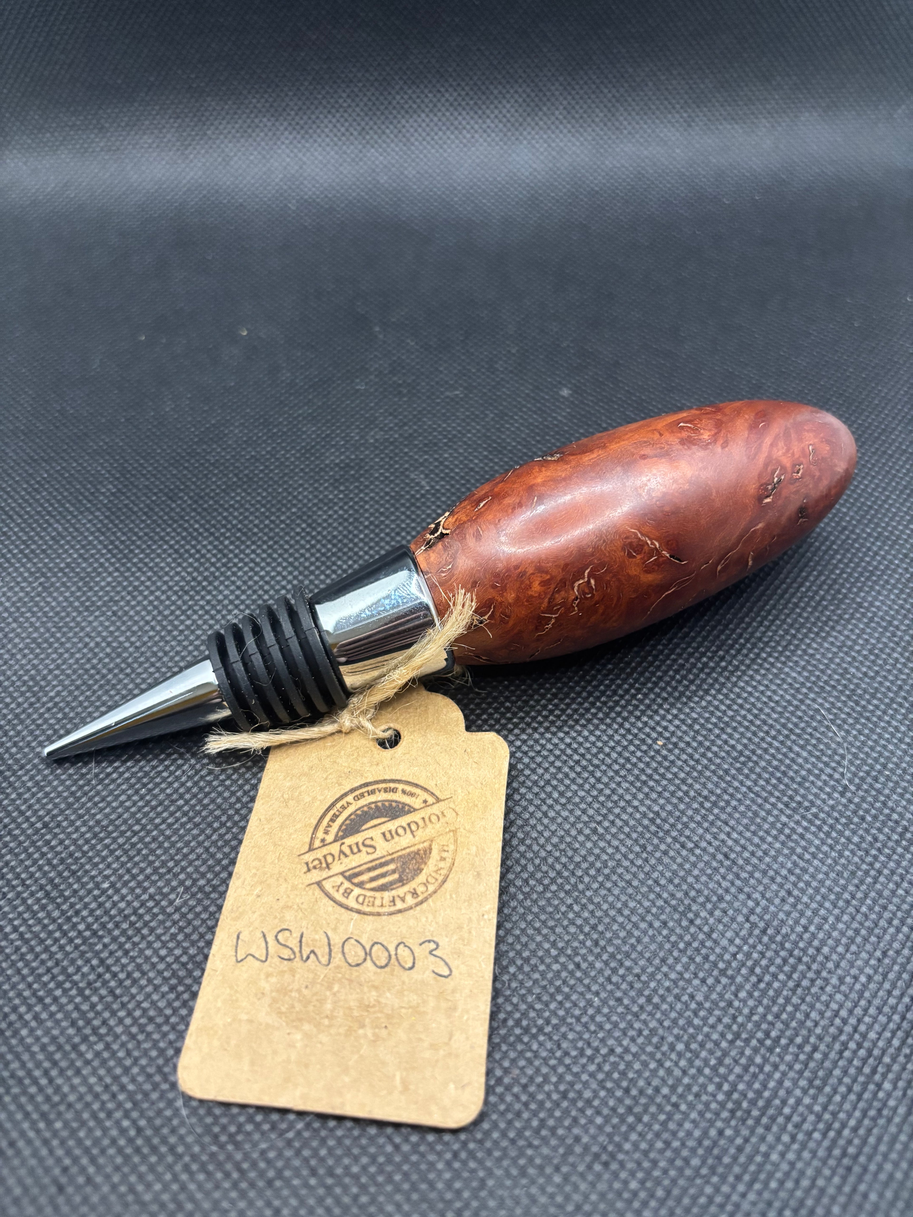 Australian Wood Wine Stopper #WSW0003