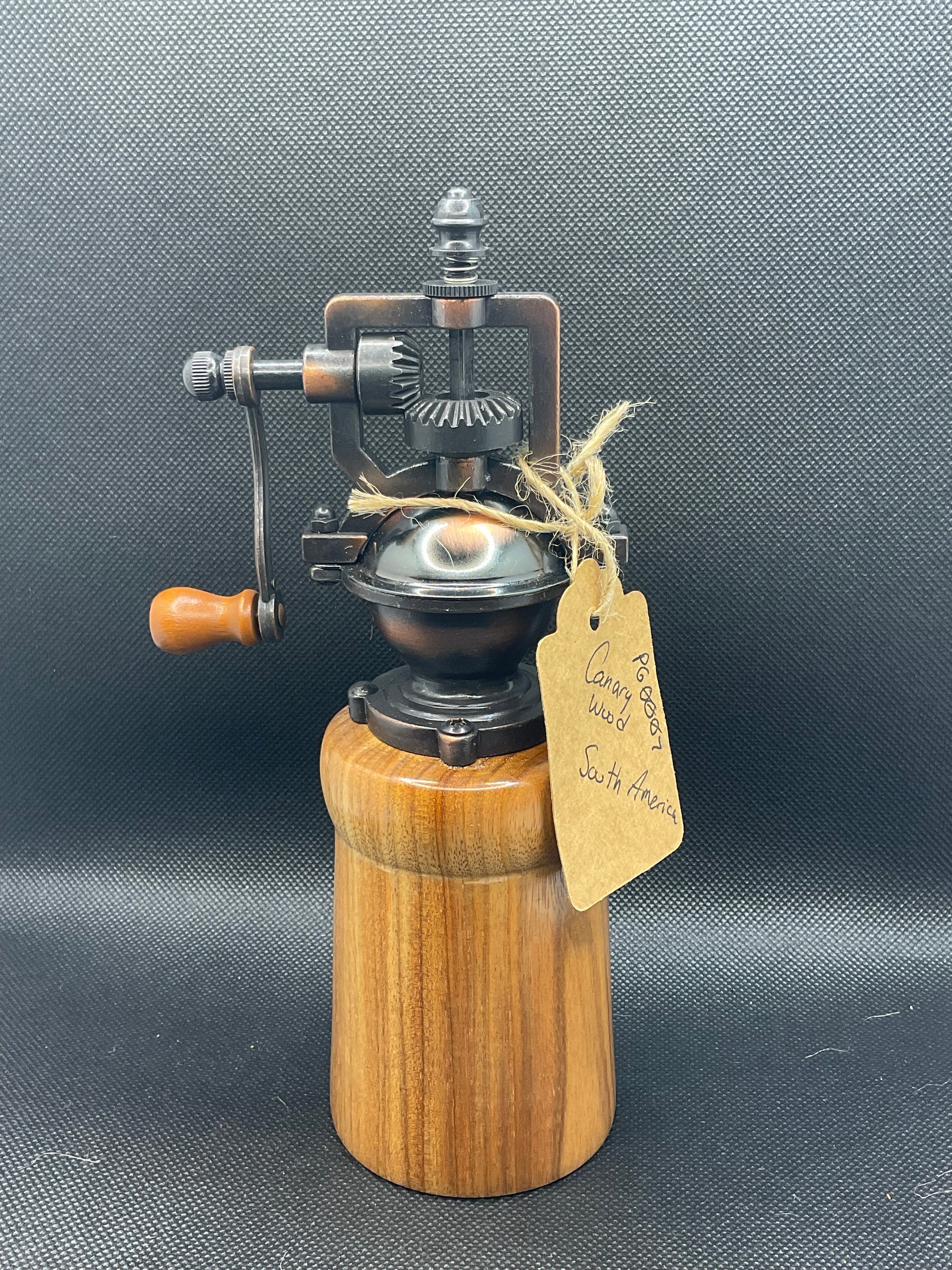 Canary Wood Pepper Grinder #PG0007