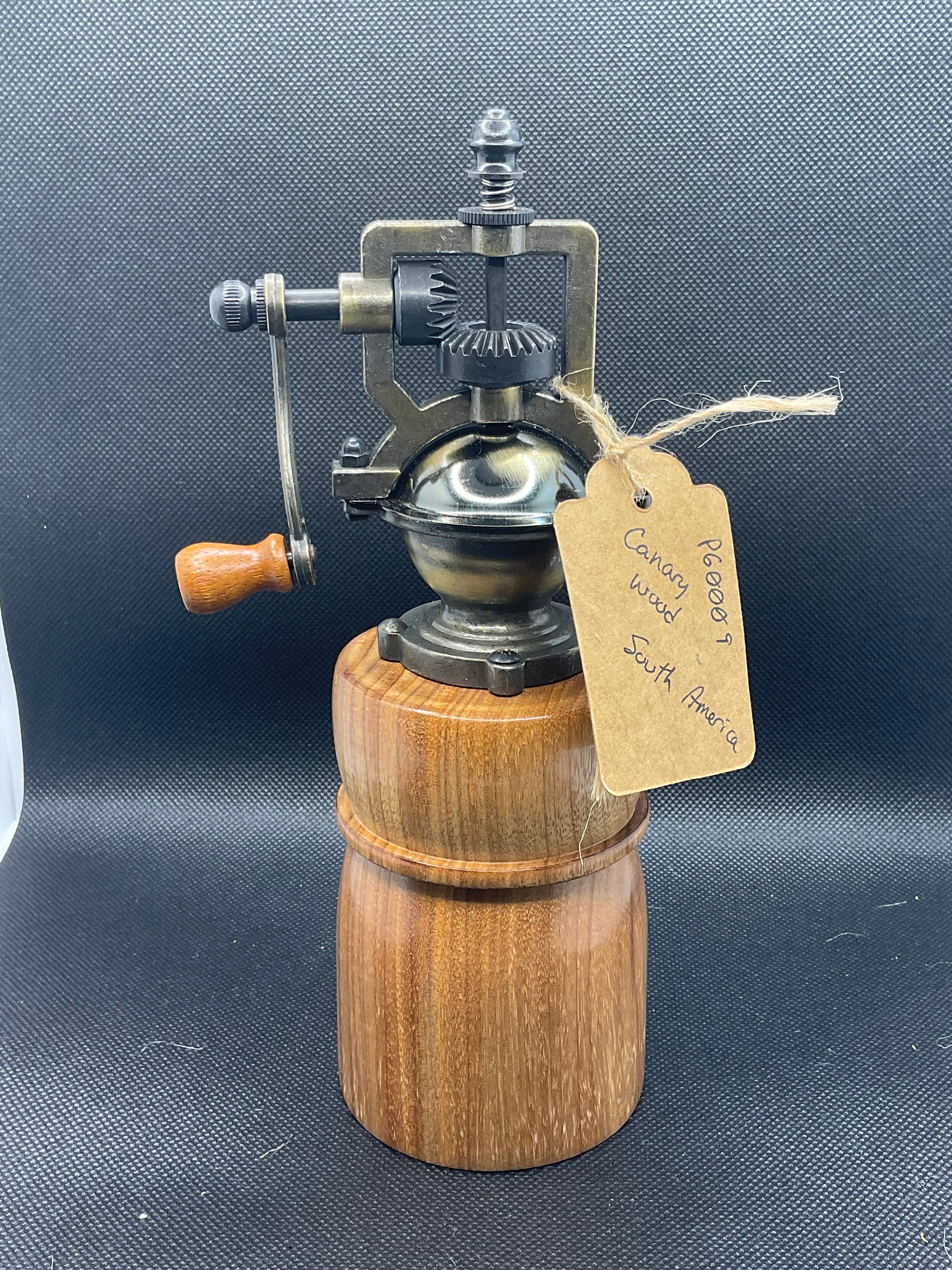 Canary Wood Pepper Grinder #PG0009