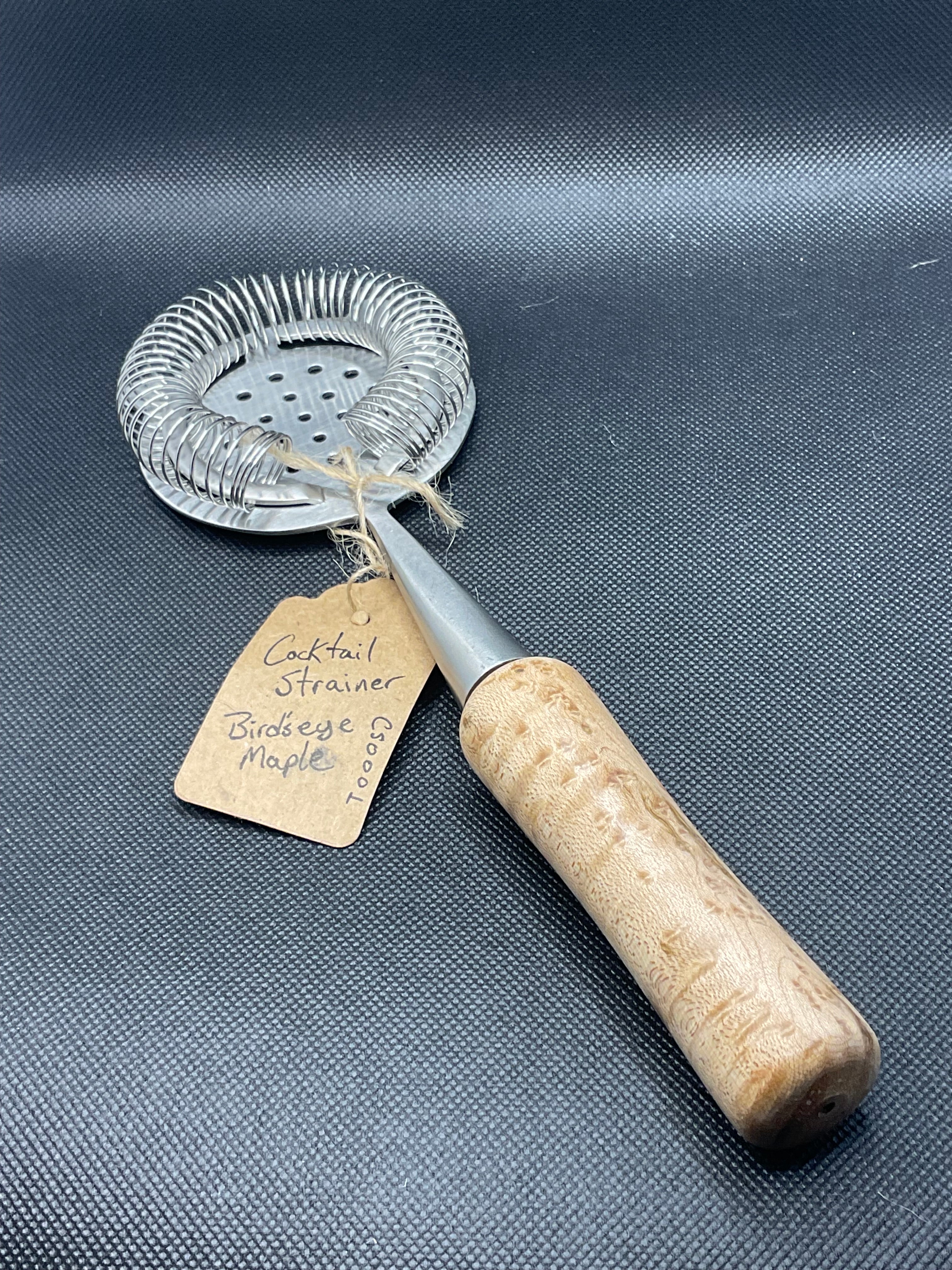 Birdseye Maple Cocktail Strainer #CS0001