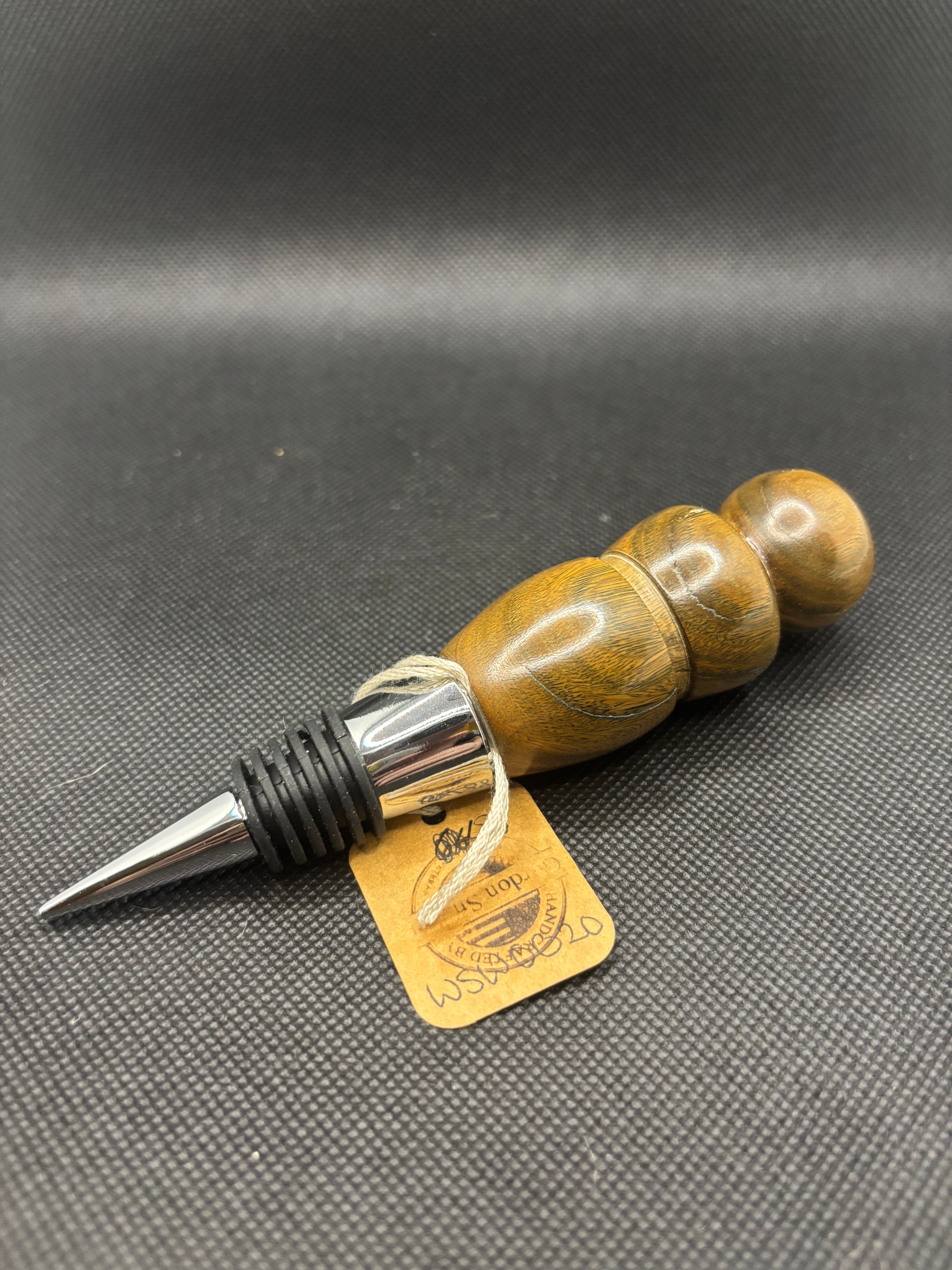 Lignum Vitae Wood Wine Stopper #WSW0020