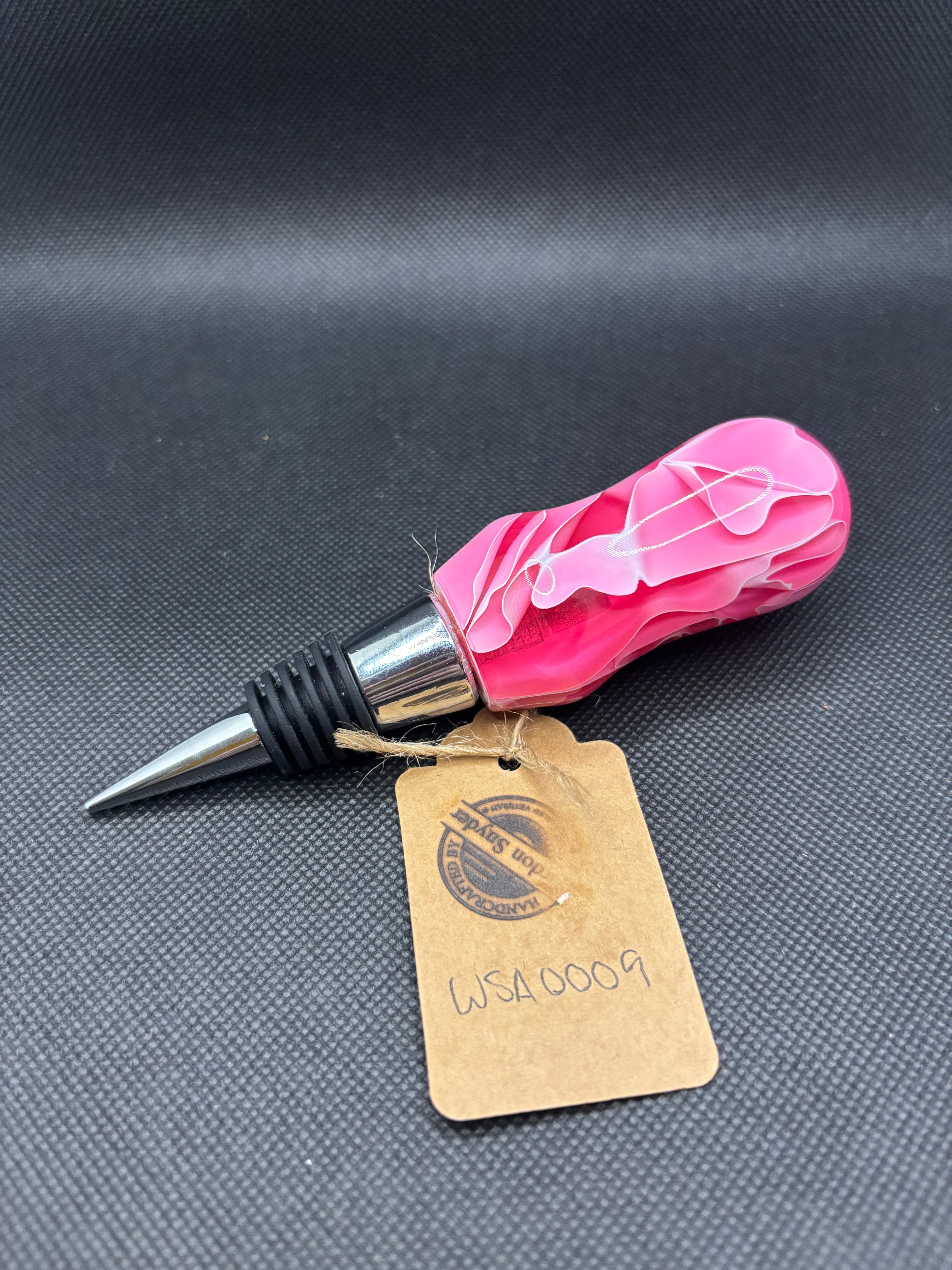 Pink Acrylic Wine Stopper #WSA0009