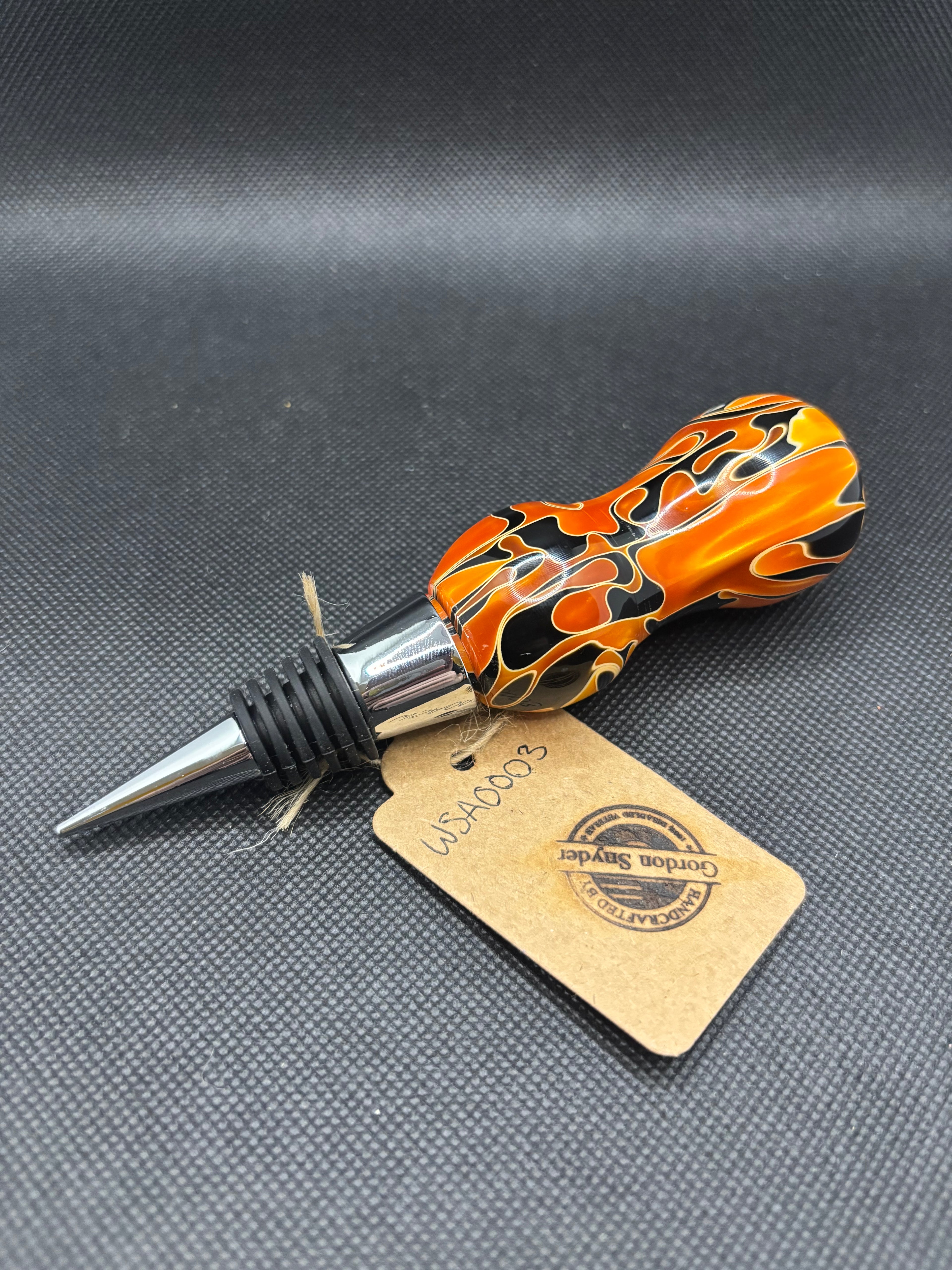 “Alls Hallow” Acrylic Wine Stopper #WSA0003