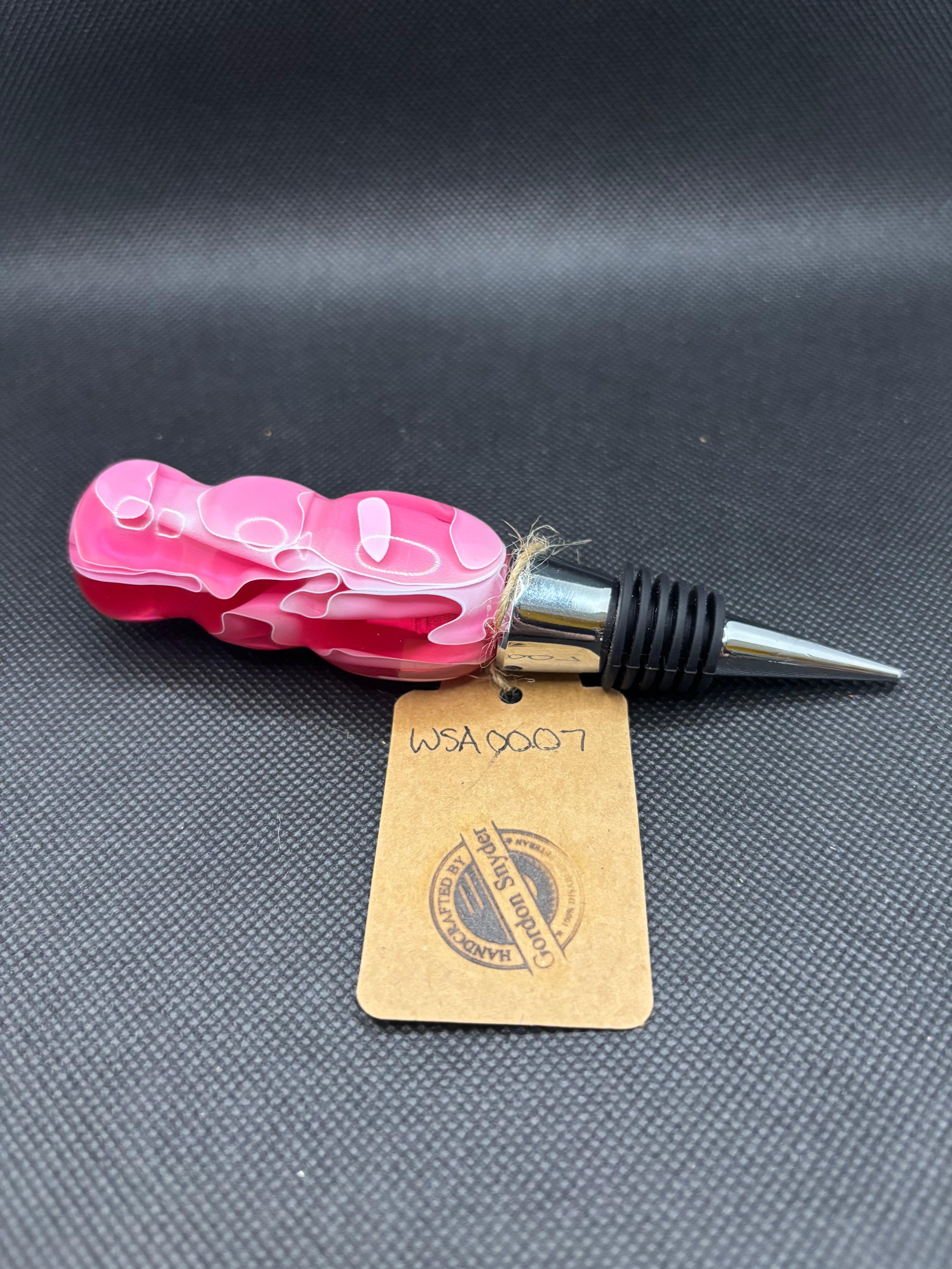 Pink Acrylic Wine Stopper #WSA0007